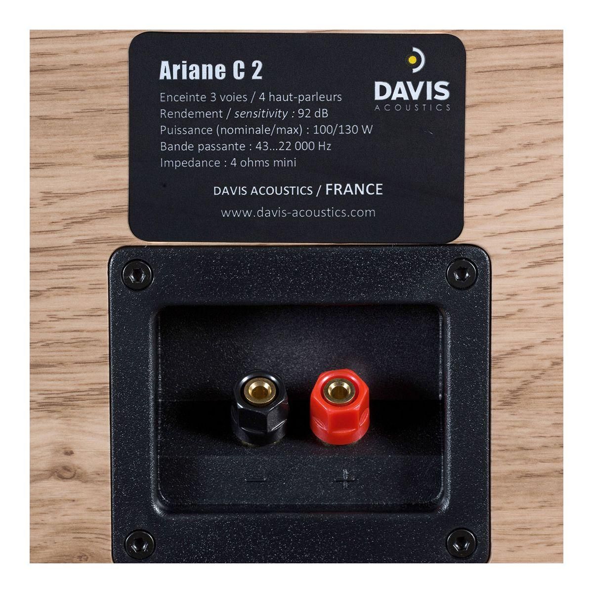 Davis Enceinte centrale ARIANE C2 Chene Clair