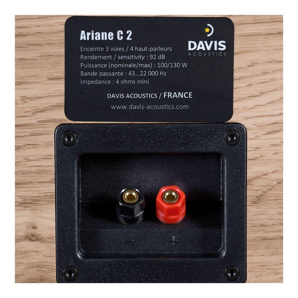Davis Enceinte centrale ARIANE C2 Chene Clair