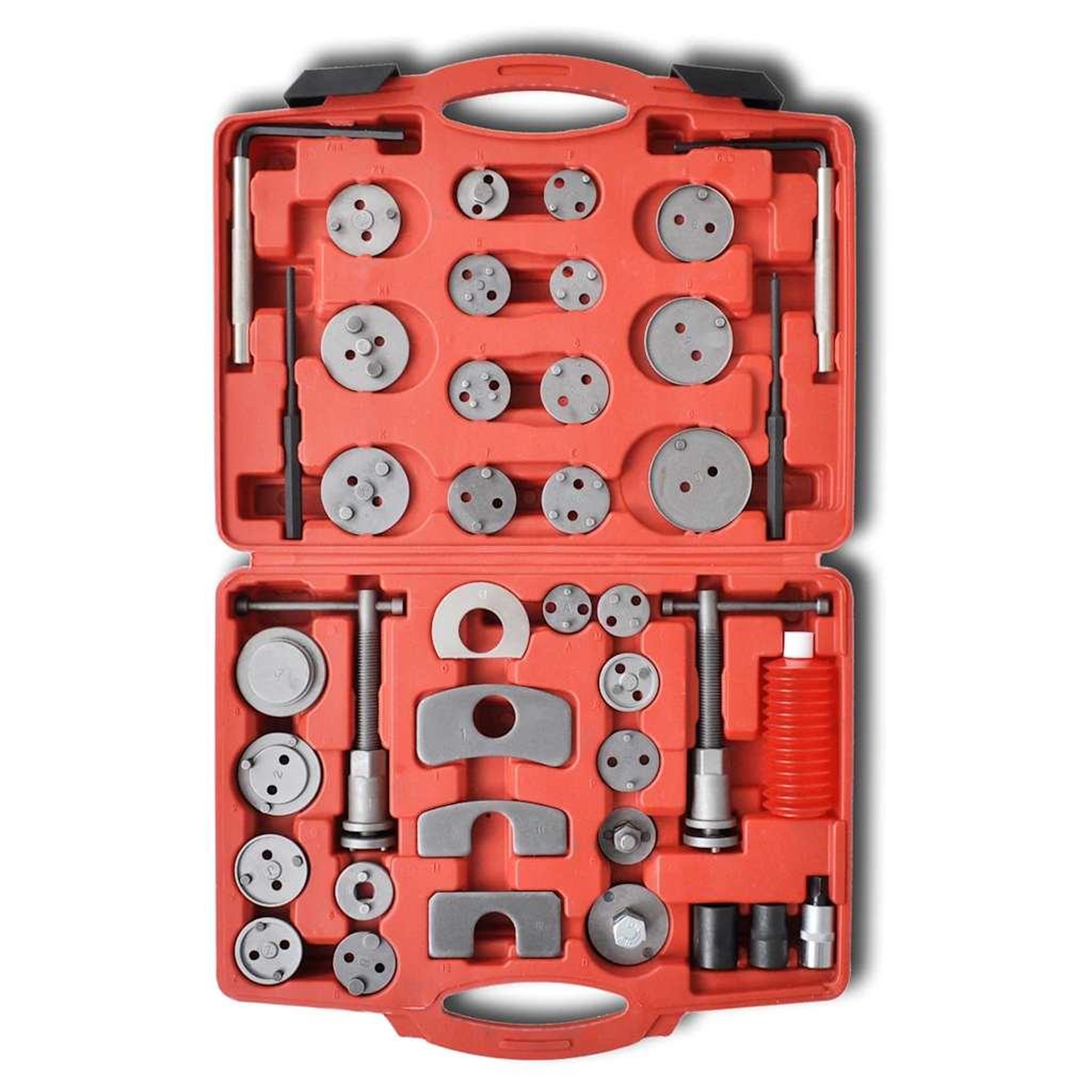 Voir la diapositive 3 : VIDAXL Kit d'outils de filetage de piston d'etrier 40 pcs