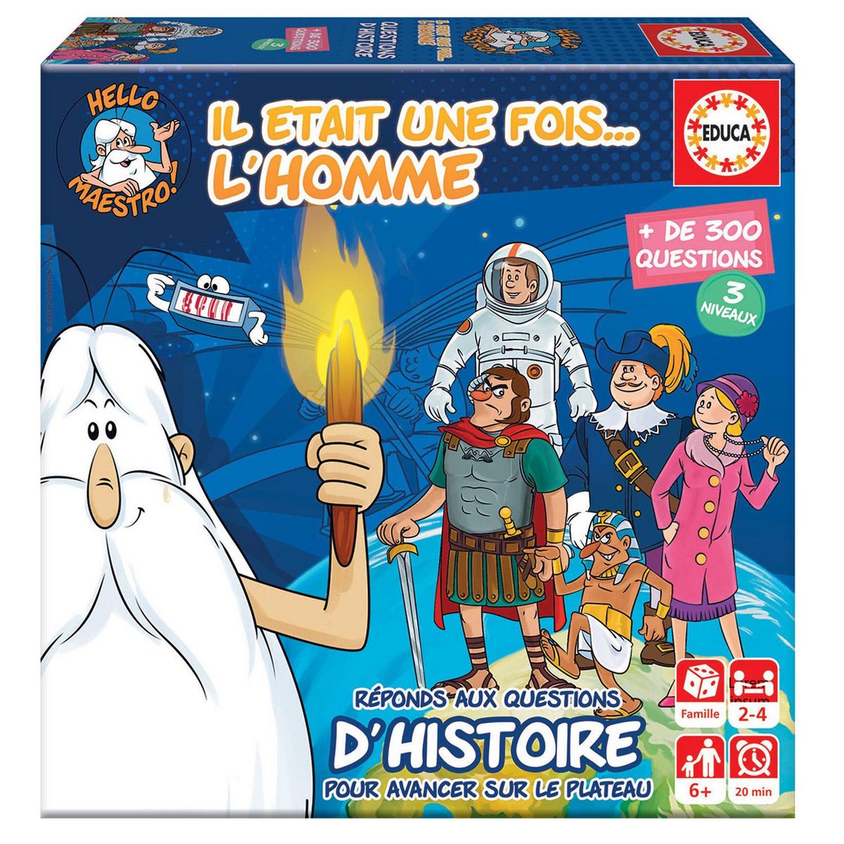 EDUCA Mini jeu : Il était une fois l'homme