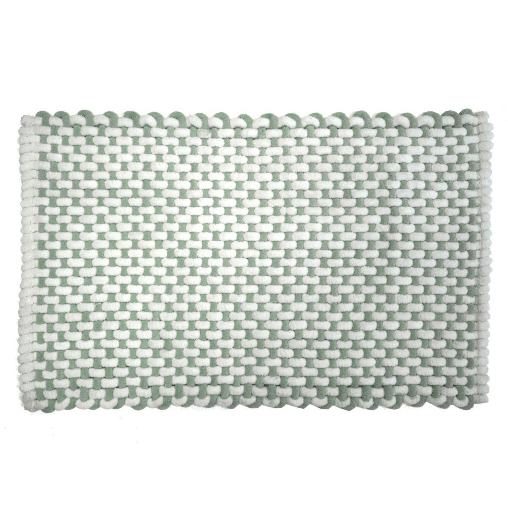 Douceur d'Intérieur Tapis de bain en chenille  rafael  50x80cm vert cèdre