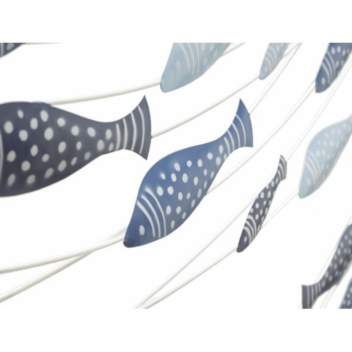 Paris Prix Décoration Murale Encadrée en Métal  Pesci  96cm Multicolore