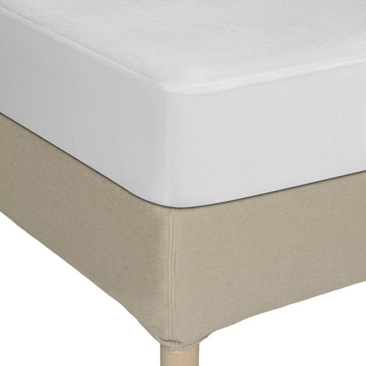 COTON PUR Protège matelas imperméable, absorbant et anti-acariens 140 x 190 cm