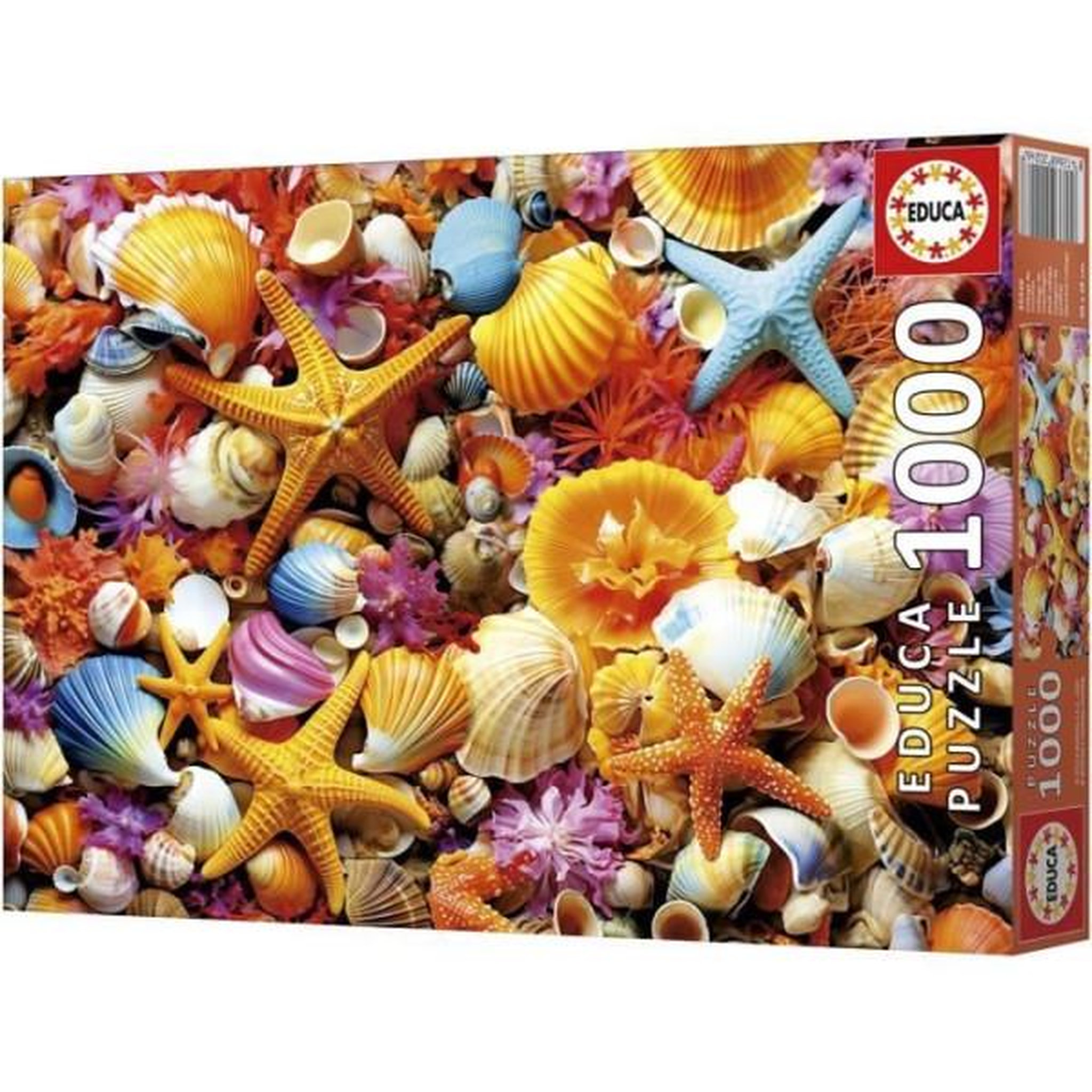 Voir la diapositive 3 : EDUCA Puzzle - EDUCA - Collage de Coquillages - 1000 pieces - 68x48 cm - a partir de 12 ans
