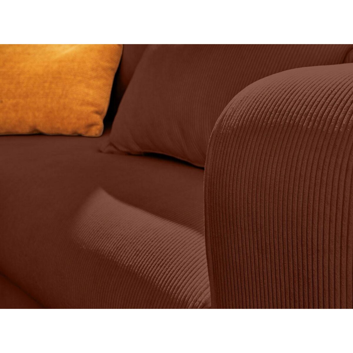 LISA DESIGN Albane - canapé d'angle gauche - 4 places - convertible avec coffre - en velours côtelé