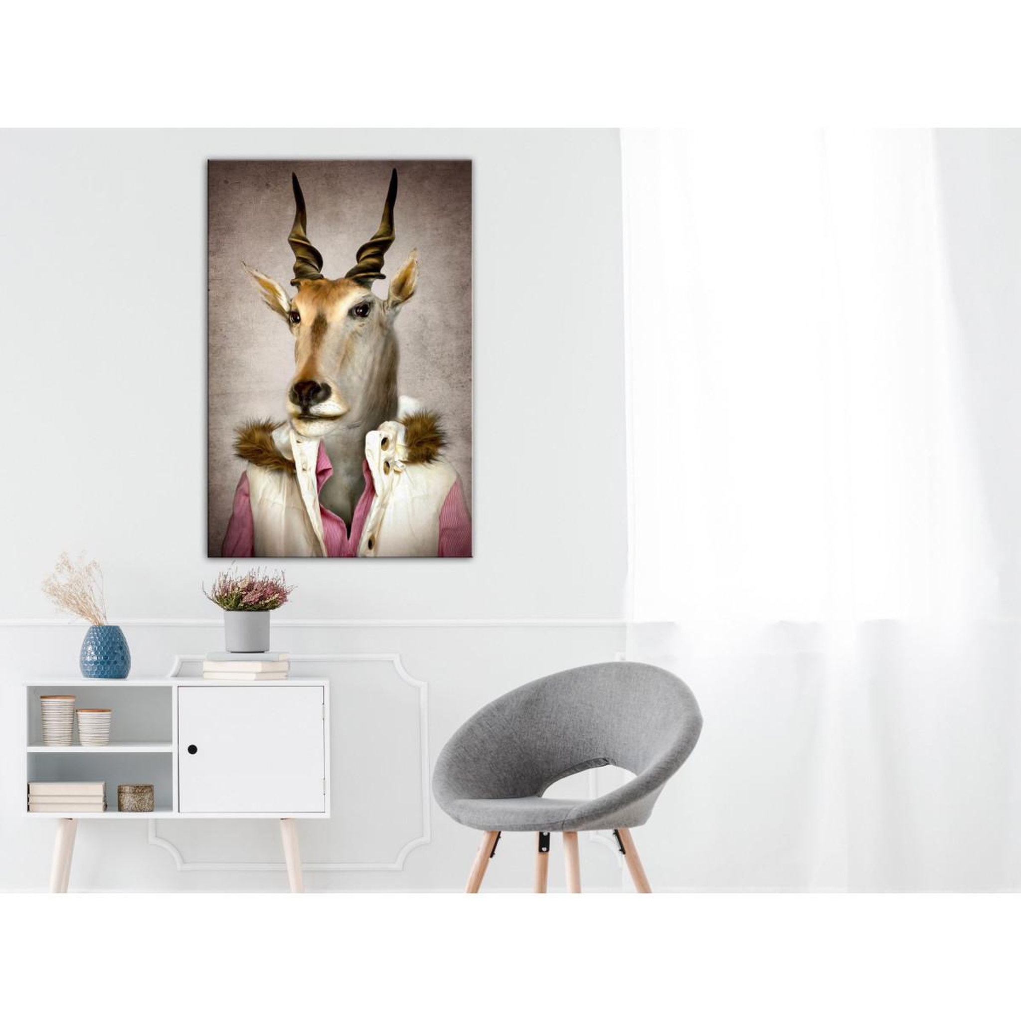 Voir la diapositive 2 : Paris Prix Tableau Imprimé  Antelope Jessica