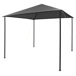 VIDAXL Tonnelle 3x3 m Anthracite Tissu et acier 180 g/m^2