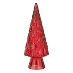 Paris Prix Sapin de Noël en Verre  Cône  34cm Rouge