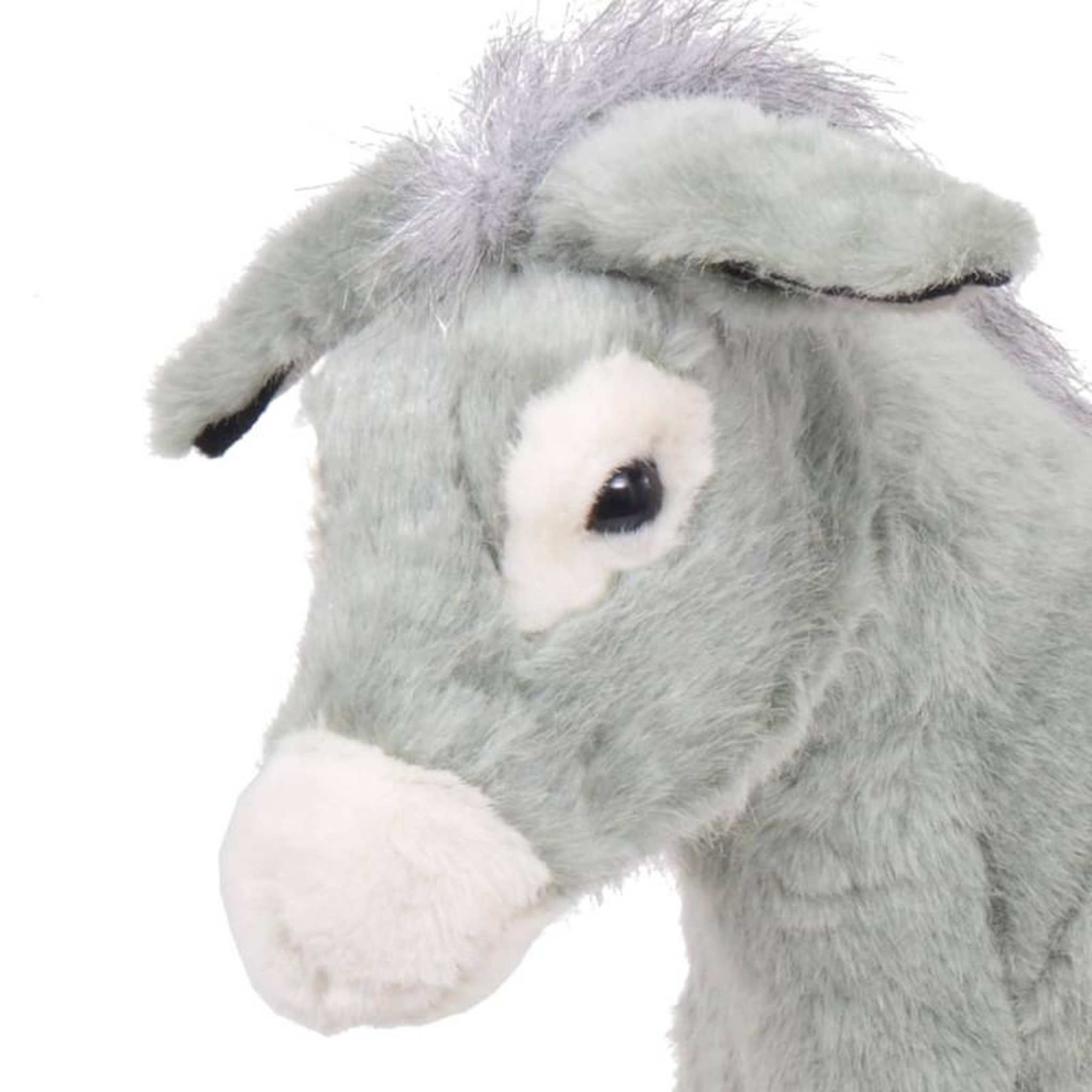 Voir la diapositive 3 : VIDAXL Jouet en peluche Âne Gris XXL