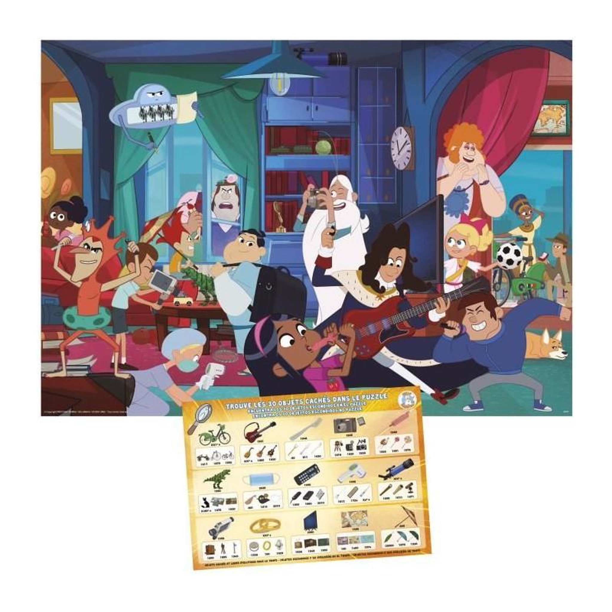 Voir la diapositive 2 : EDUCA Puzzle - EDUCA - Il était une fois... Ces drôles d´objets - 150 pieces