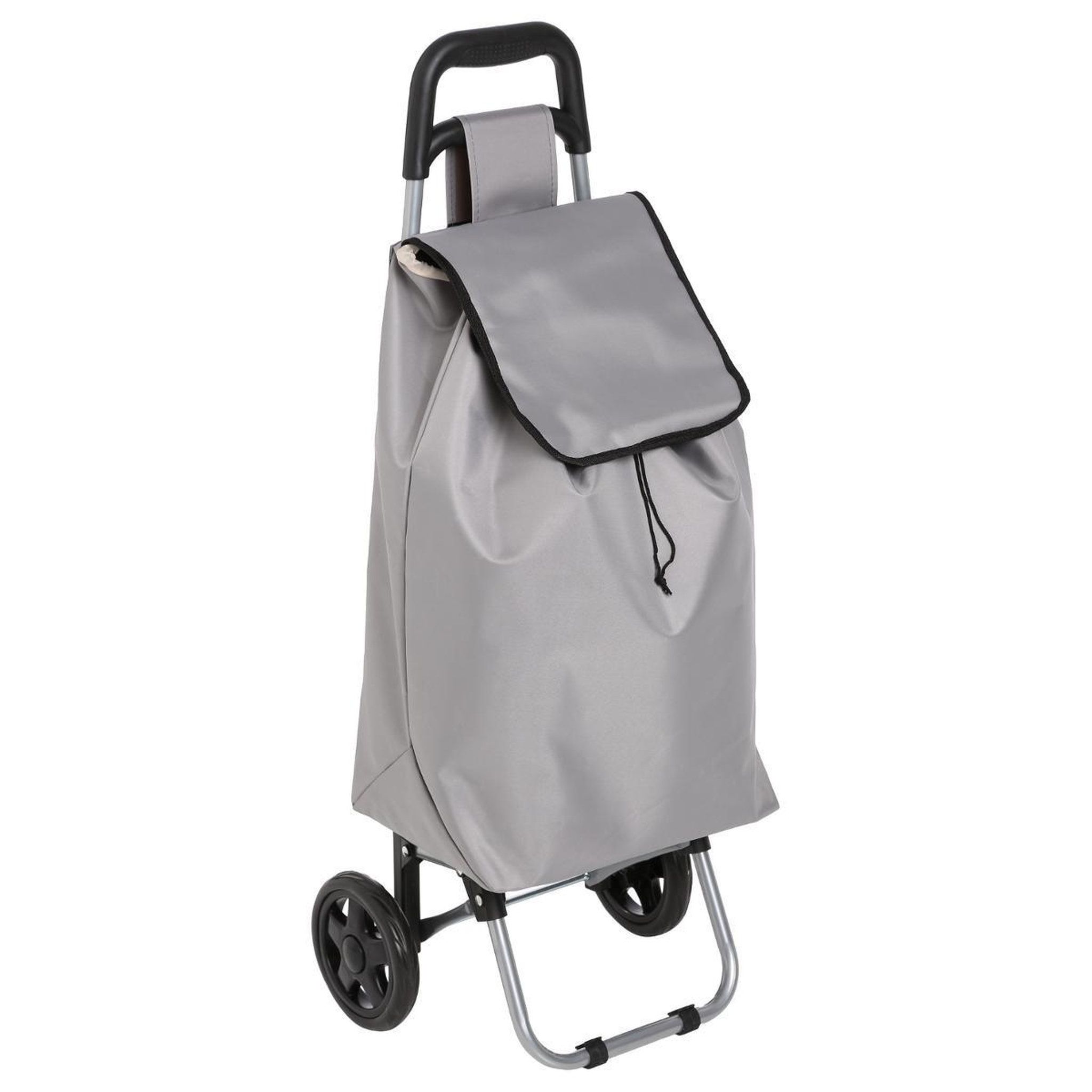 B BASIC & CO Chariot de marché  aquarelle  30l gris