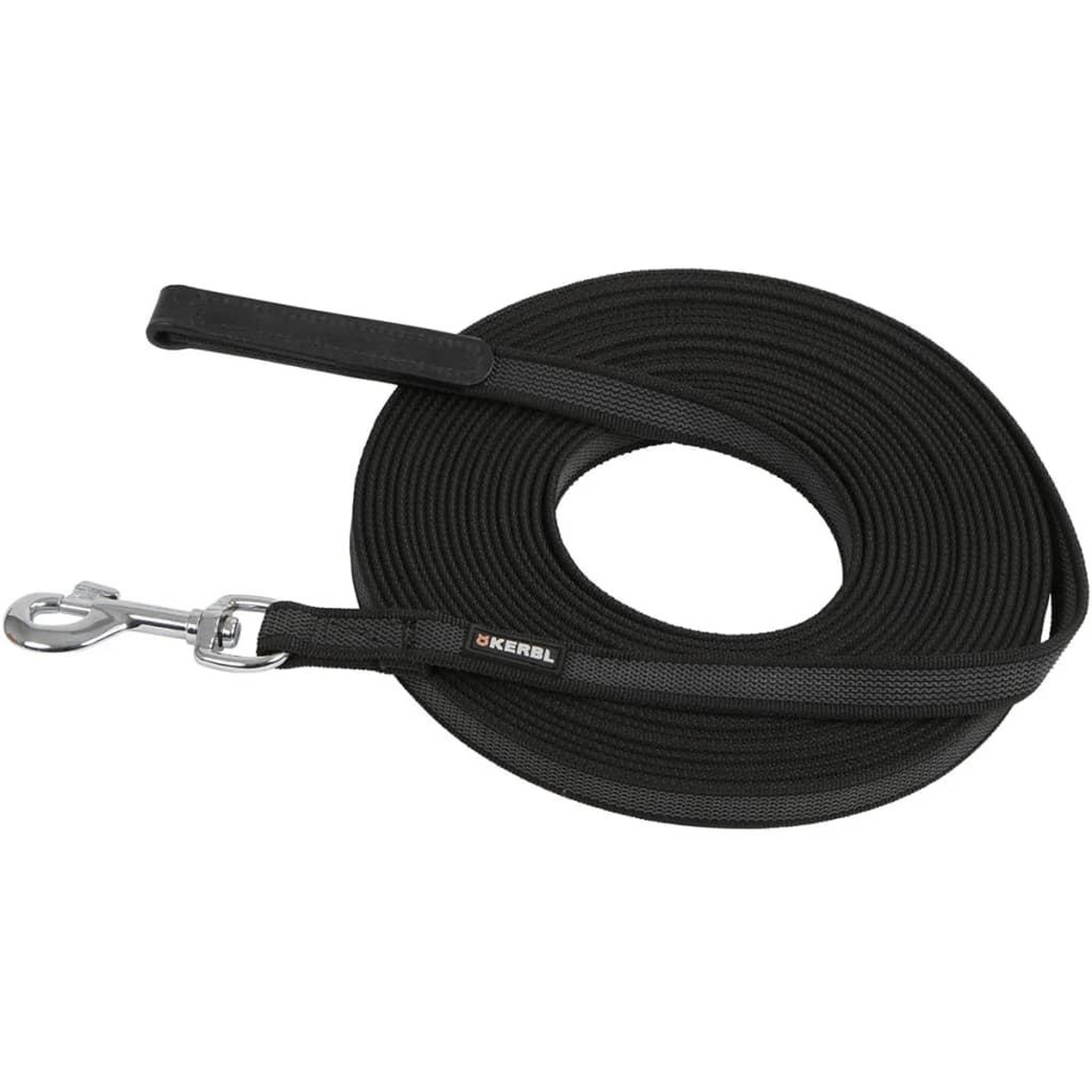 Voir la diapositive 1 : KERBL Kerbl Laisse pour chiens 10 m Caoutchouc Noir 81045