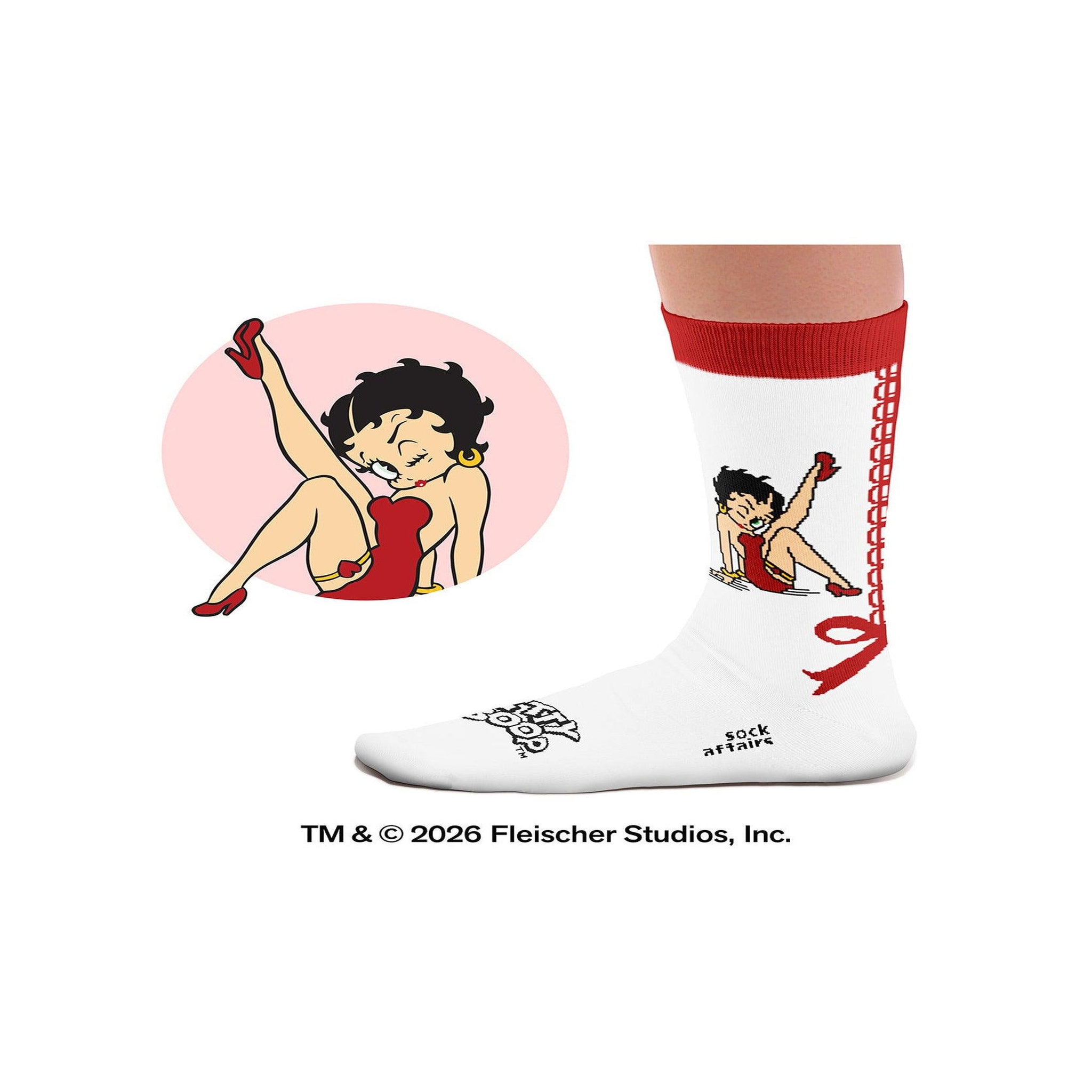 Voir la diapositive 3 : SOCK AFFAIRS Chaussettes betty boop, pin-up