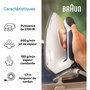 Voir la diapositive 3 : BRAUN Centrale vapeur IS7282BL CareStyle 7 Pro