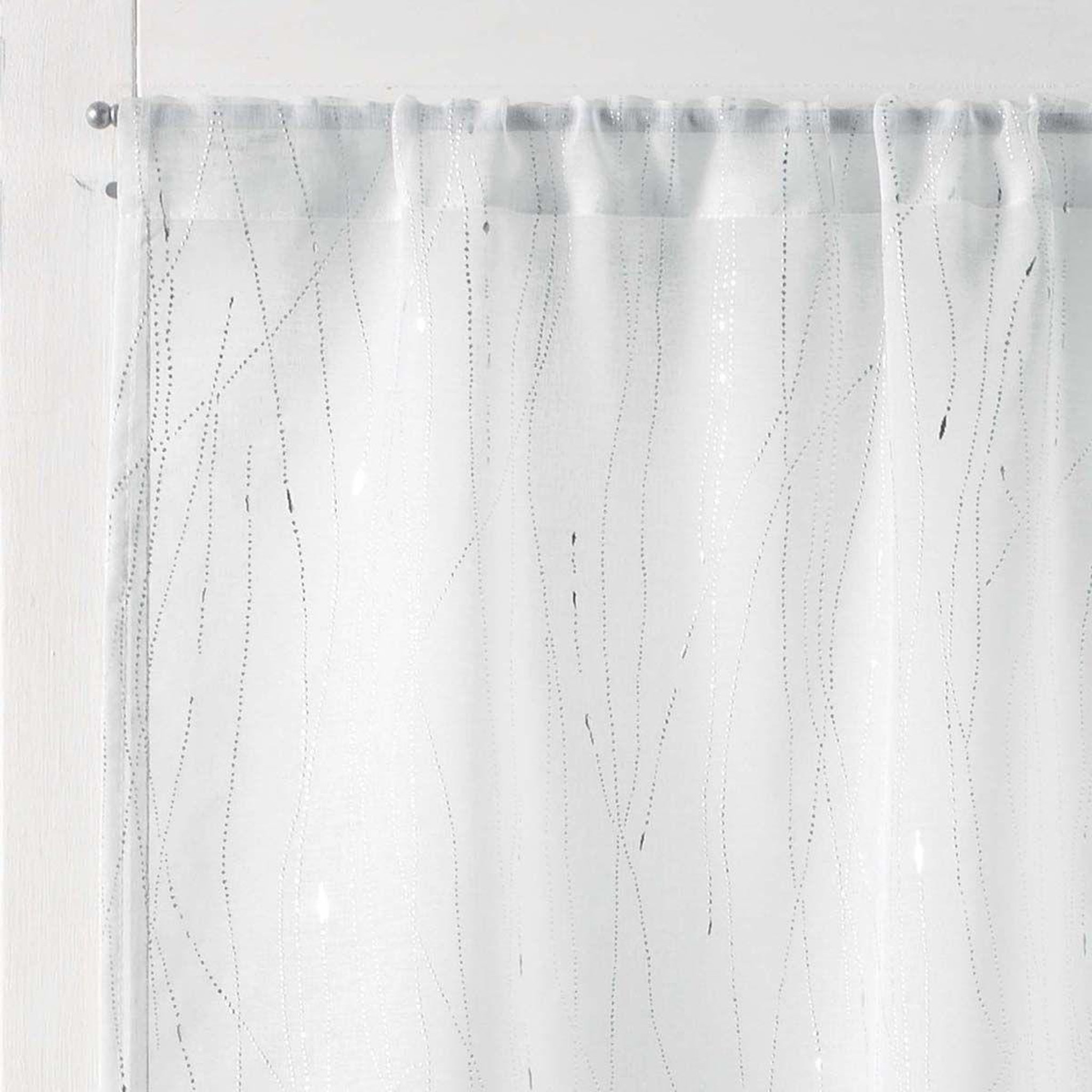 Voir la diapositive 2 : Douceur d'Intérieur Paire de voilages  filiane  70x200cm blanc