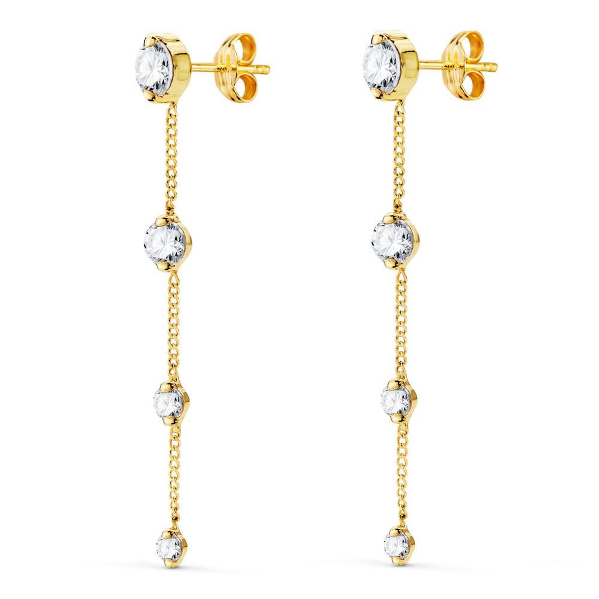 L'ATELIER D'AZUR Boucles d'Oreilles Or 18 Carats 750 Jaune - Pendantes