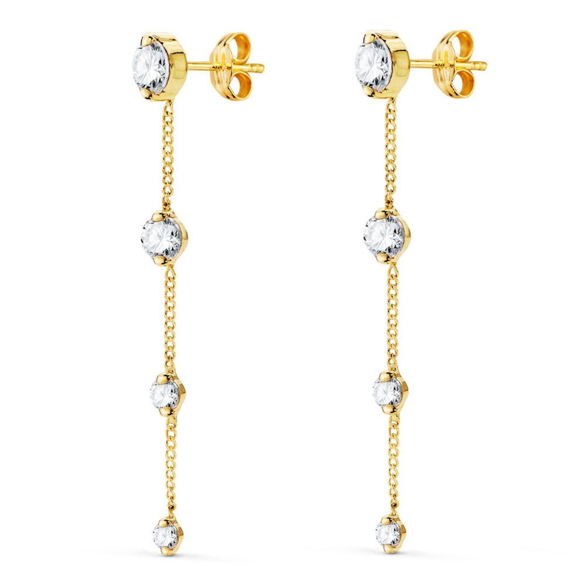 L'ATELIER D'AZUR Boucles d'Oreilles Or 18 Carats 750 Jaune - Pendantes