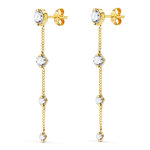 L'ATELIER D'AZUR Boucles d'Oreilles Or 18 Carats 750 Jaune - Pendantes