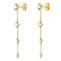 Voir la diapositive 1 : L'ATELIER D'AZUR Boucles d'Oreilles Or 18 Carats 750 Jaune - Pendantes