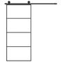 Voir la diapositive 3 : VIDAXL Porte coulissante avec kit de quincaillerie 90x205 cm Verre ESG