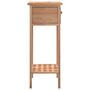 Voir la diapositive 6 : VIDAXL Table d appoint avec tiroir 25x25x60 cm Bois massif de noyer