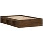 Voir la diapositive 5 : VIDAXL Cadre de lit sans matelas chene marron 120x200 cm