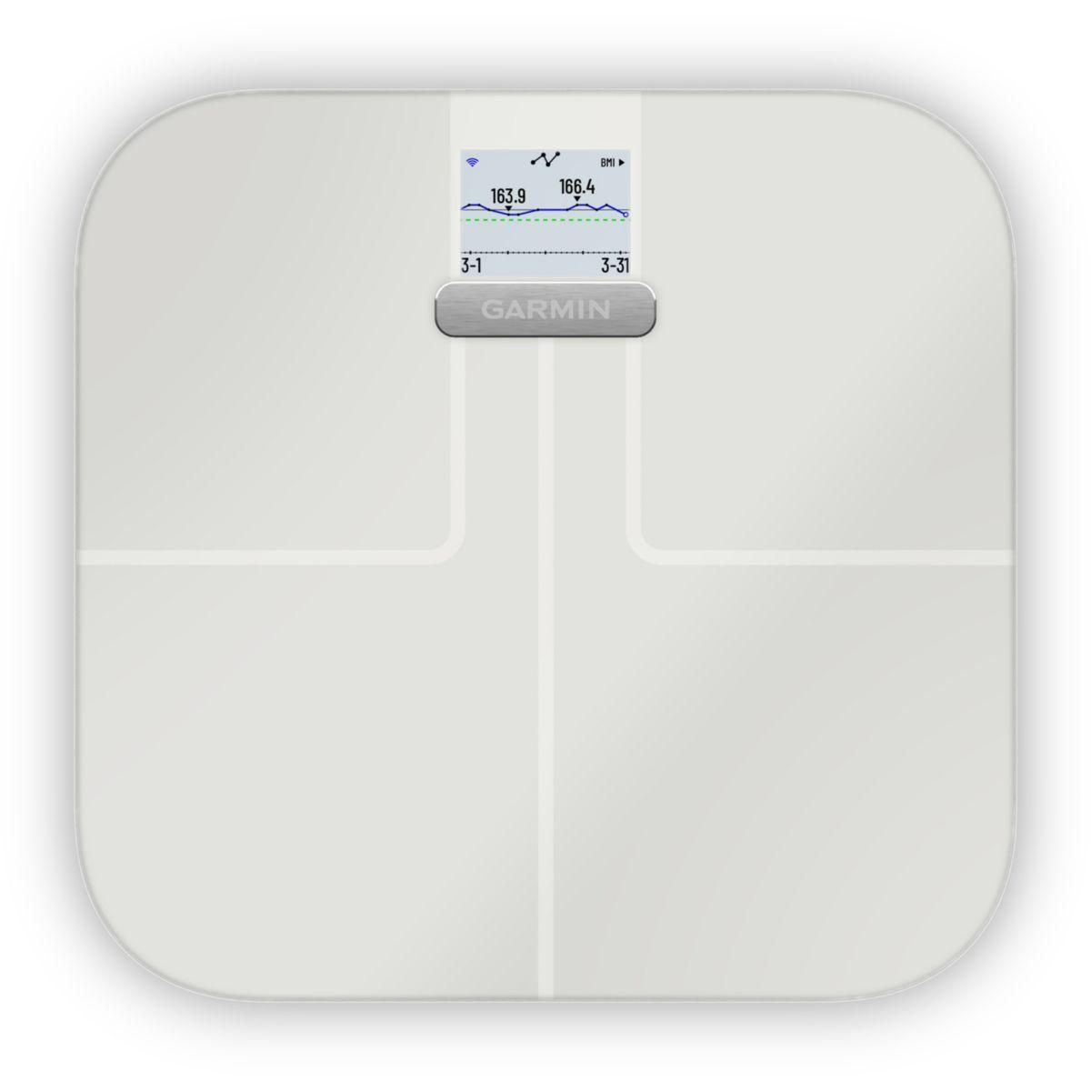 GARMIN Pèse personne connecté S2 Smart Scale White