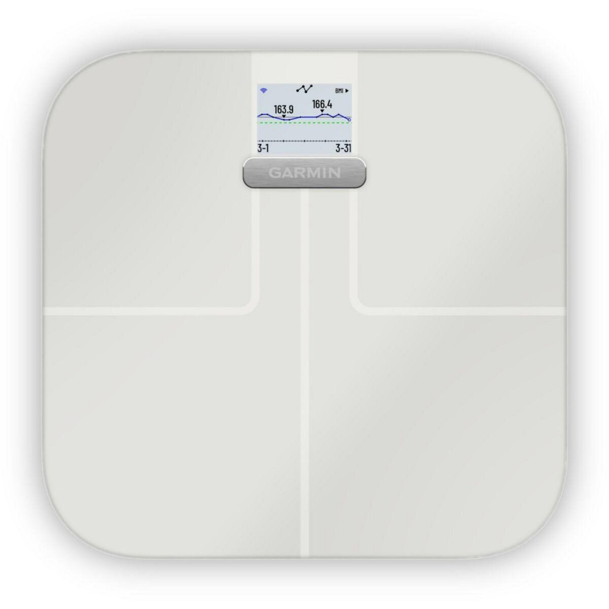 GARMIN Pèse personne connecté S2 Smart Scale White