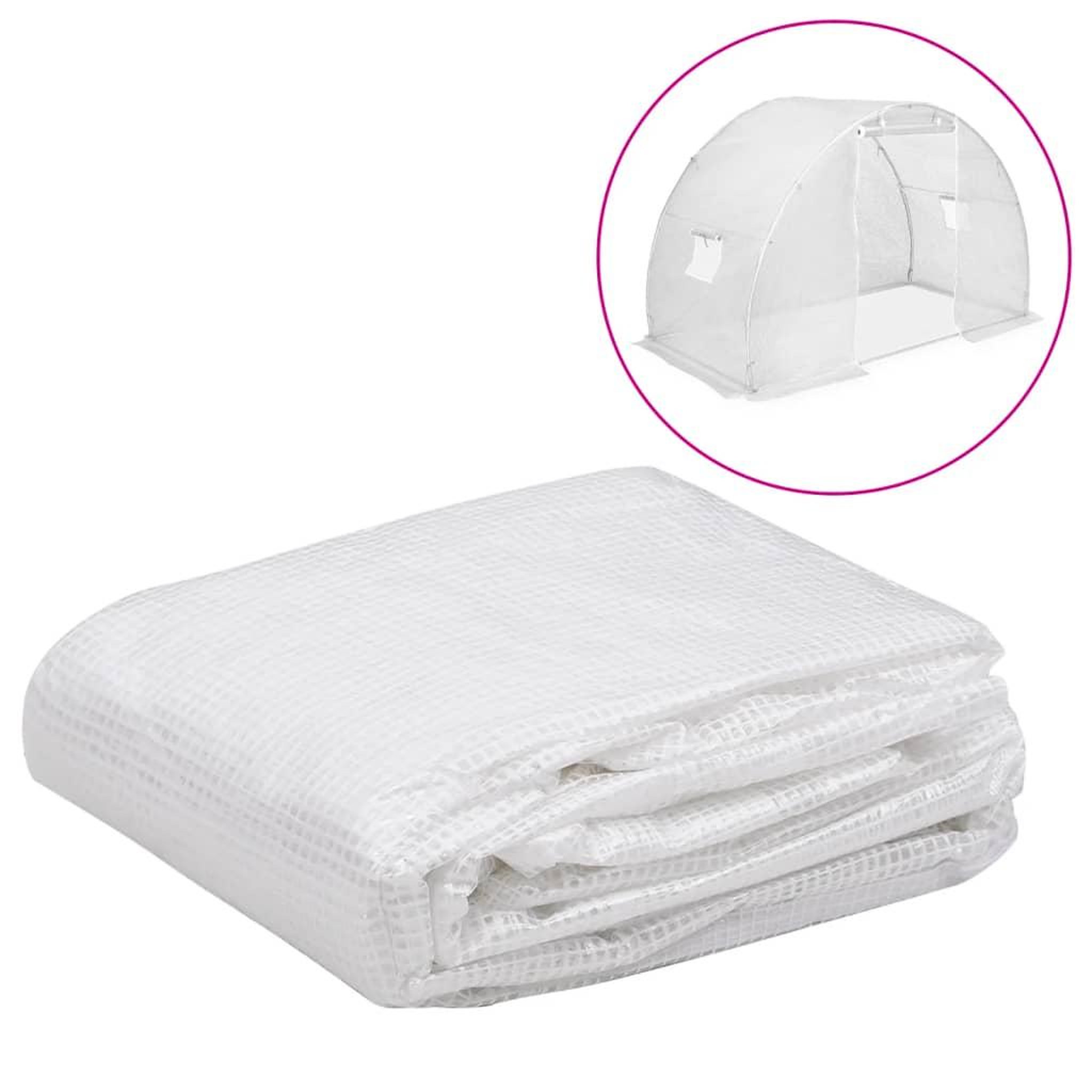Voir la diapositive 1 : VIDAXL Couverture de remplacement serre (4,5 m^2) 3x1,5x2 m Transparent