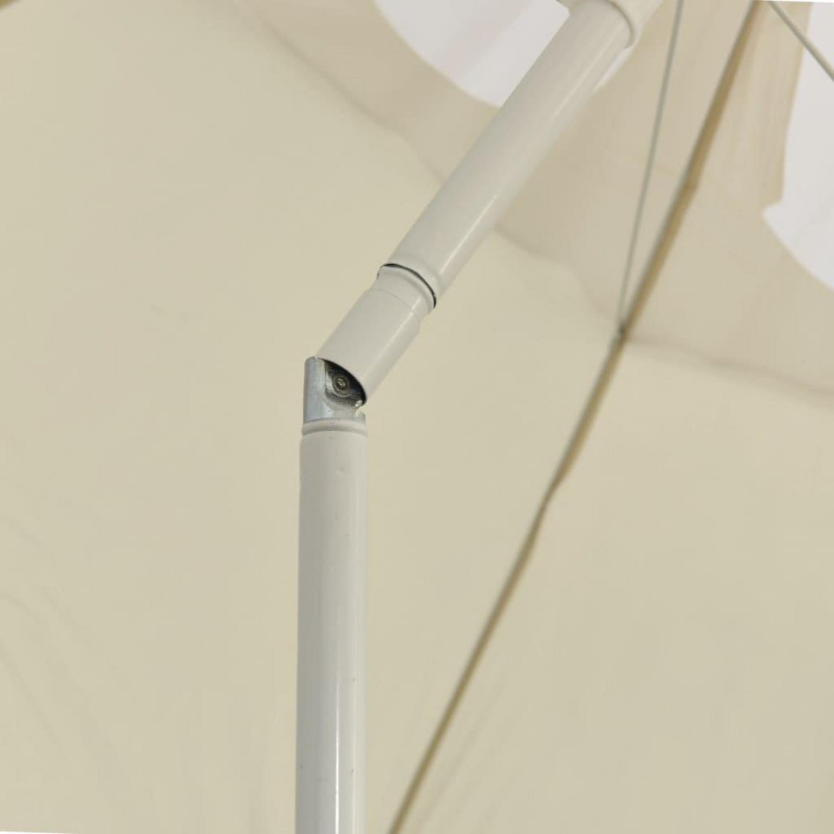 VIDAXL Parasol de plage jaune sable 300 cm