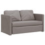 Voir la diapositive 4 : VIDAXL Canape-lit 2 en 1 taupe 112x174x55 cm tissu