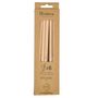 Voir la diapositive 2 : Paris Prix Lot de 6 Pailles avec Brosse  Bambou  20cm Naturel