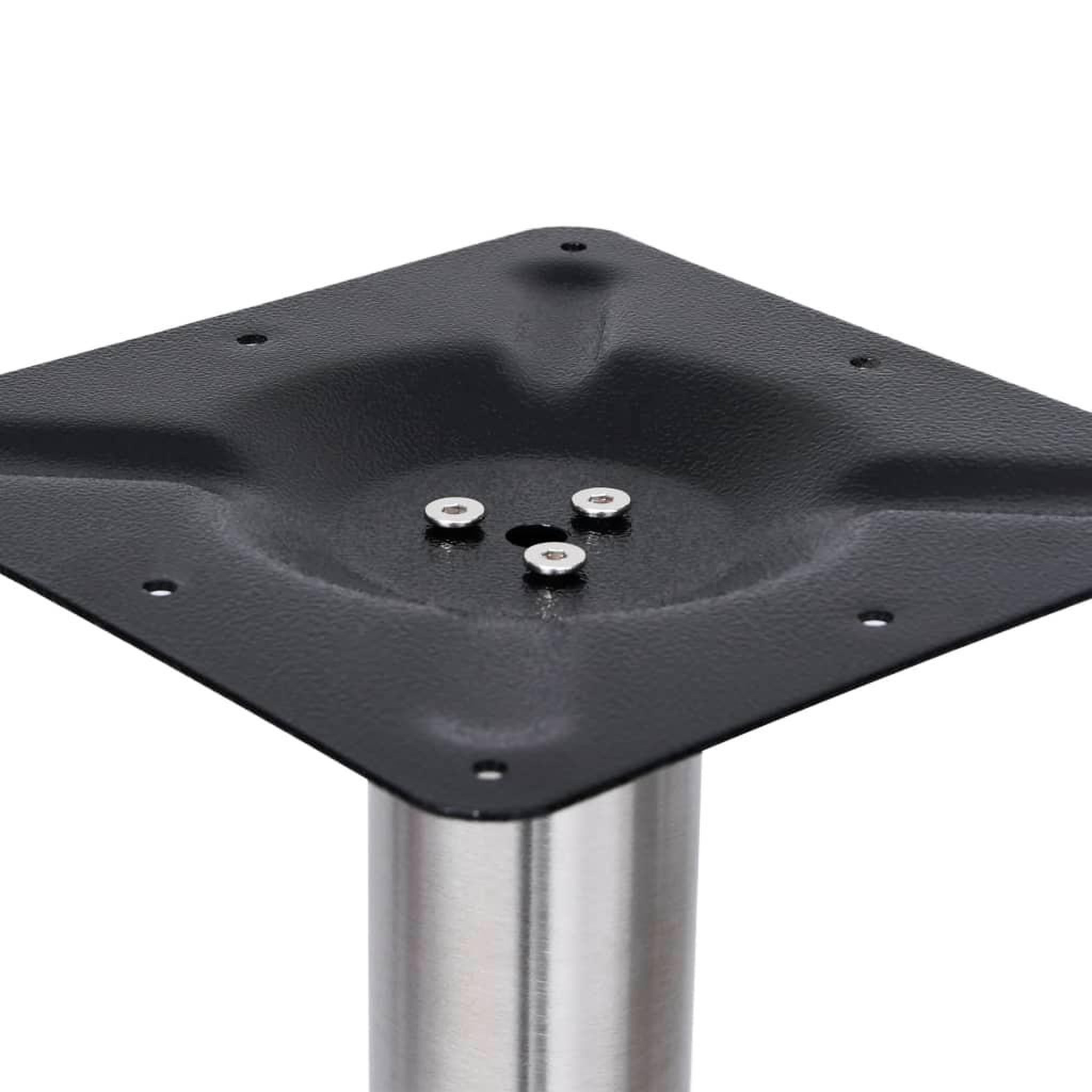Voir la diapositive 3 : VIDAXL Pied de table de bistro argente Ø45x72 cm acier inoxydable