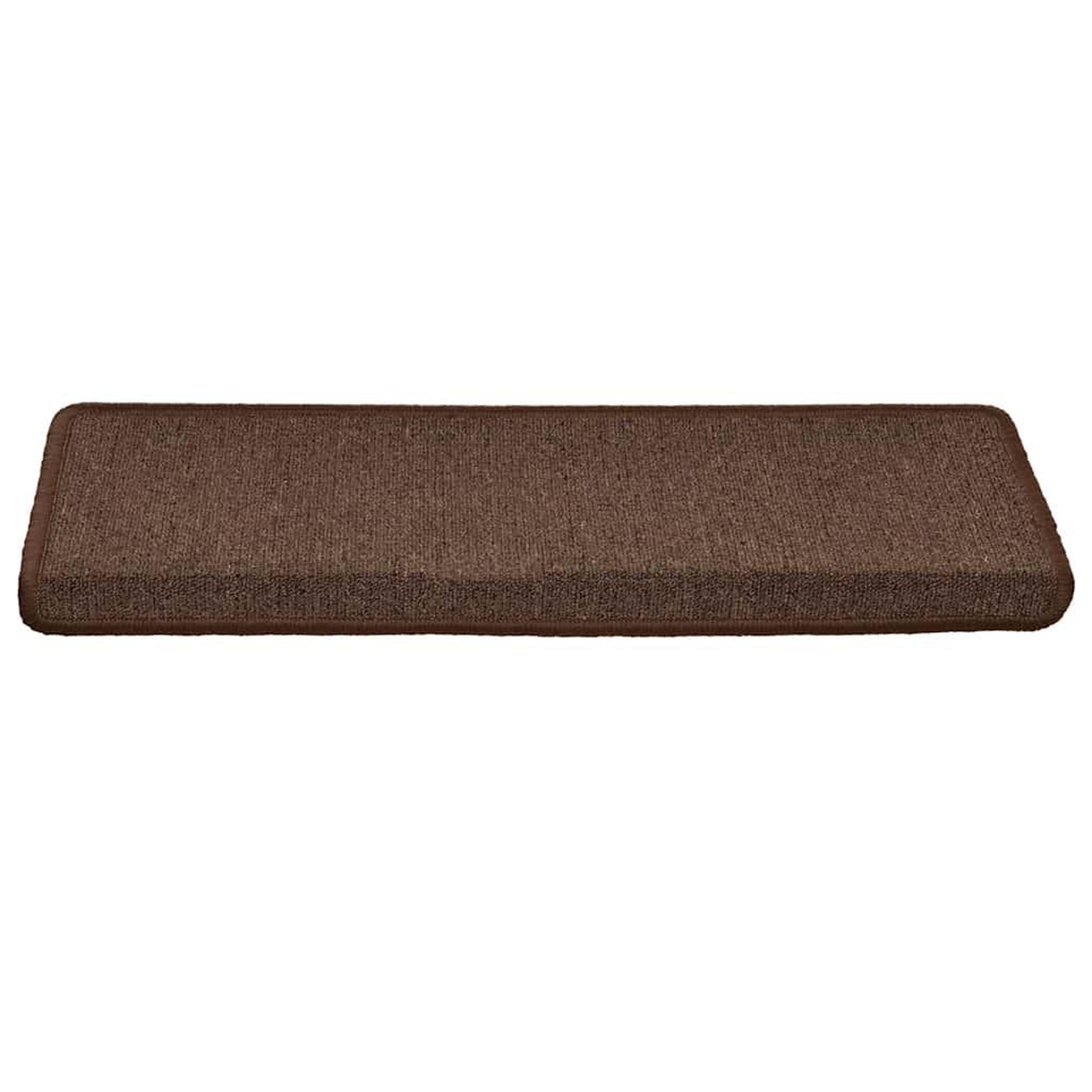 Voir la diapositive 3 : VIDAXL Tapis d'escalier 30 pcs 65x21x4 cm Marron