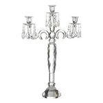 Paris Prix Chandelier 3 Branches  Crystal  65cm Transparent