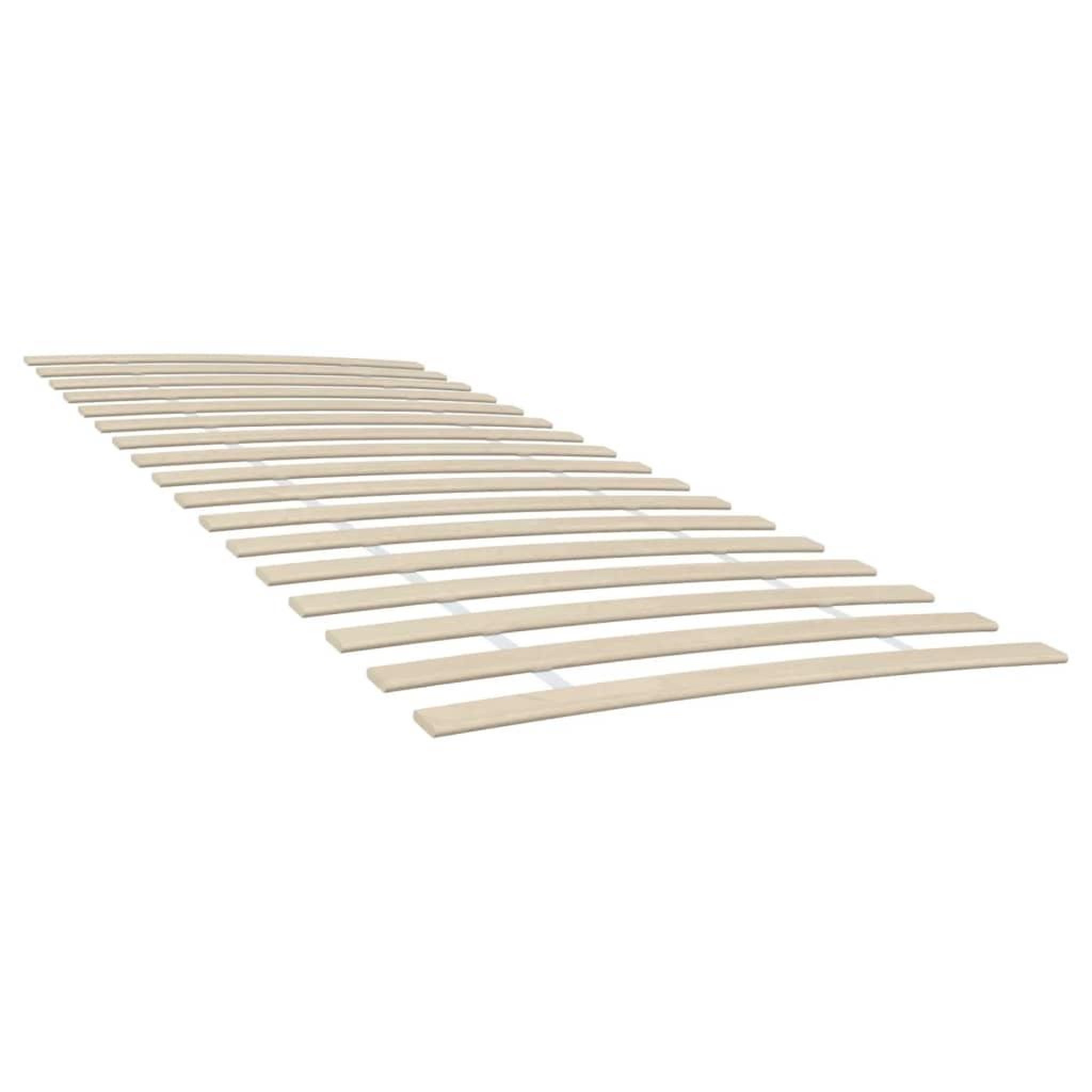 Voir la diapositive 2 : VIDAXL Sommiers a lattes avec 34 lattes 2 pcs 100x200 cm