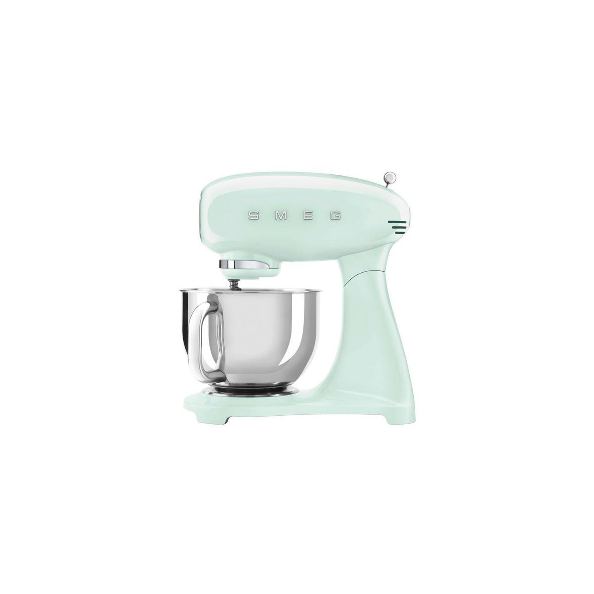Voir la diapositive 1 : SMEG Robot pâtissier SMF03PGEU vert d'eau