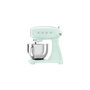 Voir la diapositive 1 : SMEG Robot pâtissier SMF03PGEU vert d'eau
