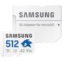 Voir la diapositive 2 : Samsung Carte Micro SD 512 go PRO PLUS SONIC