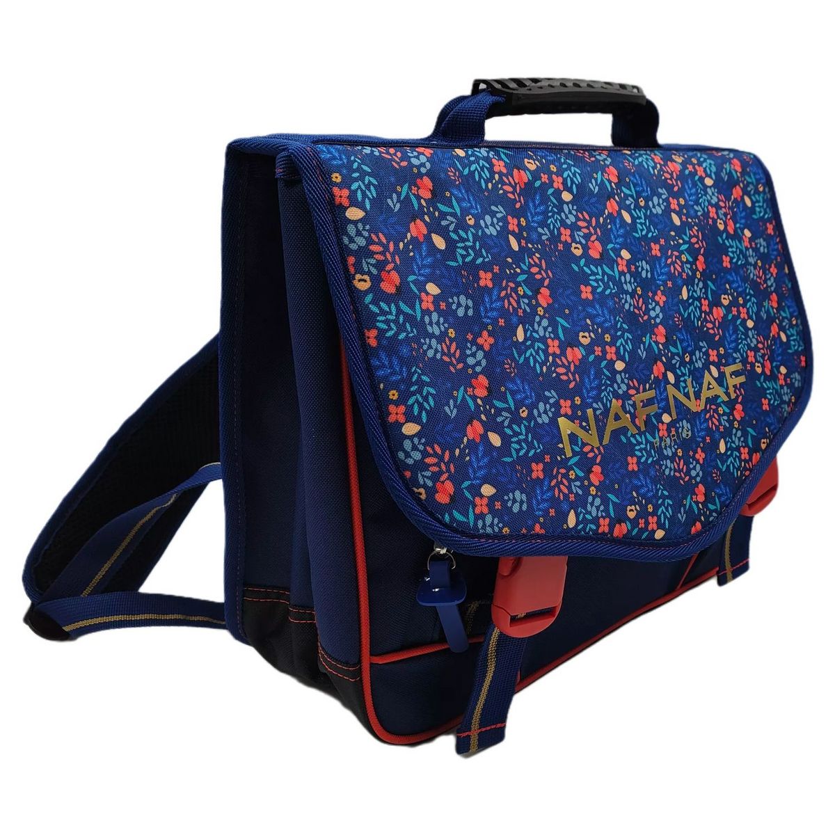 Naf Naf Cartable 38 cm bleu