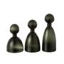 Voir la diapositive 4 : Paris Prix Vase Bouteille Bouchon en Verre  Yoko  34cm Vert Foncé