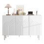 Voir la diapositive 1 : MERAX Buffet 3 porte(s) 0 tiroir(s) - 120 cm blanc mdf