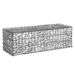 ID MARKET Lot de 2 gabions pour pierre 100 x 30 x 30 cm