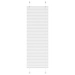 VIDAXL Store plisse blanc 45x150 cm largeur du tissu 44,4 cm polyester