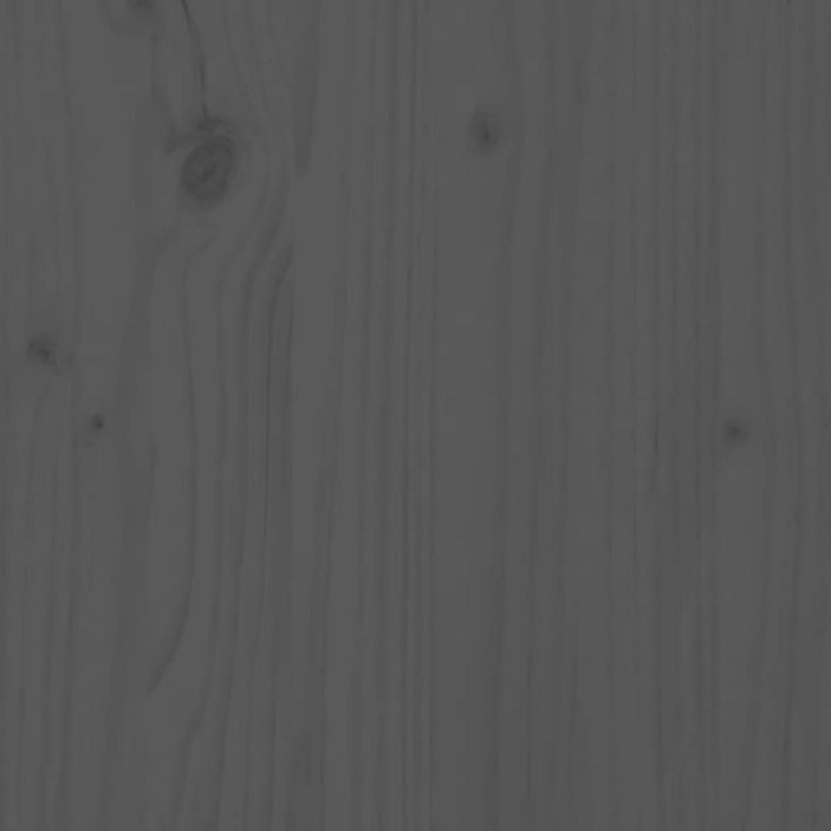 VIDAXL Tete de lit Gris 205,5x4x100 cm Bois massif de pin