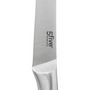 Voir la diapositive 2 : FIVE Couteau de Découpe  Inox Forgé  24cm Gris