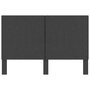 Voir la diapositive 4 : VIDAXL Tete de lit Gris fonce Tissu 140x200 cm