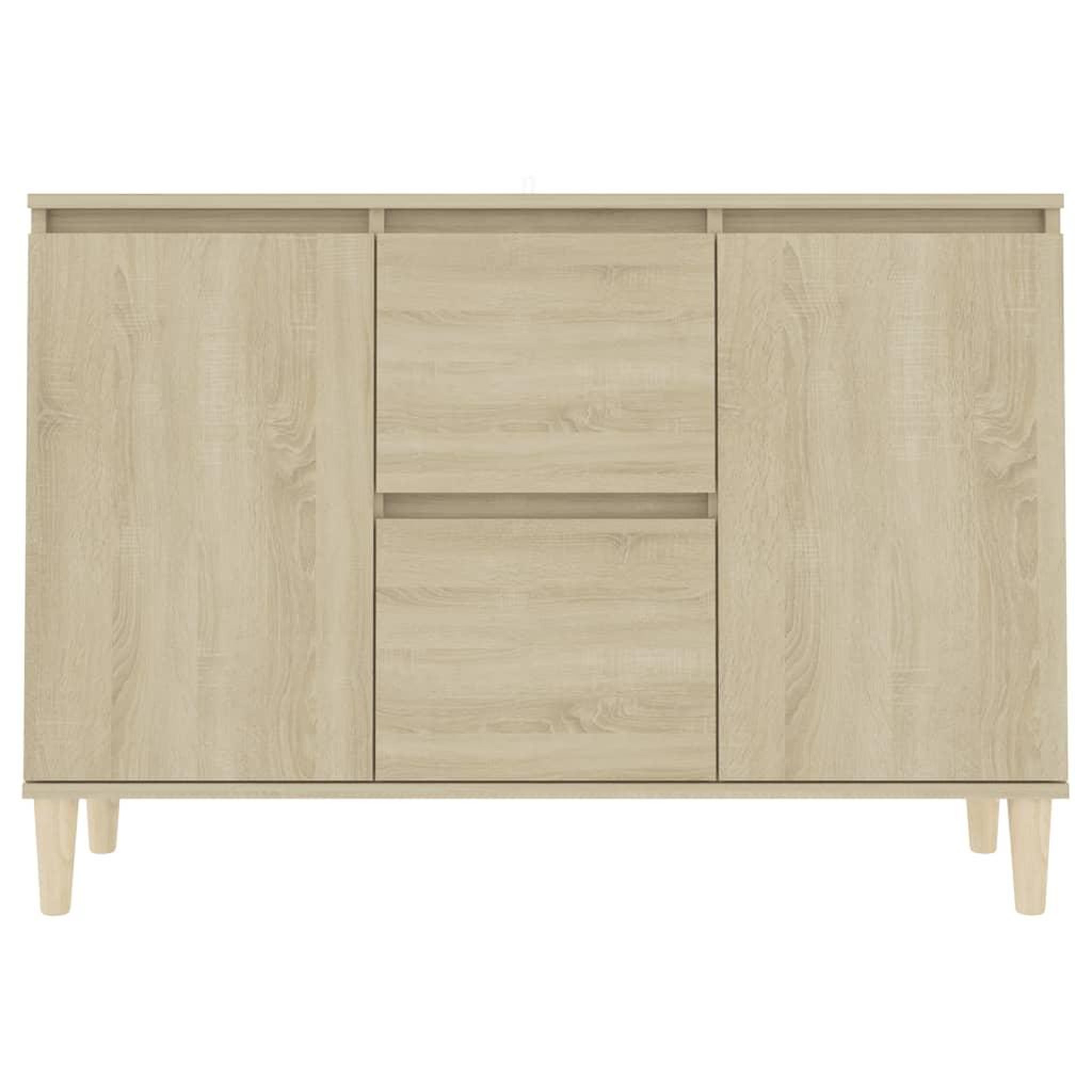 Voir la diapositive 5 : VIDAXL Buffet chene sonoma 101x35x70 cm bois d'ingenierie