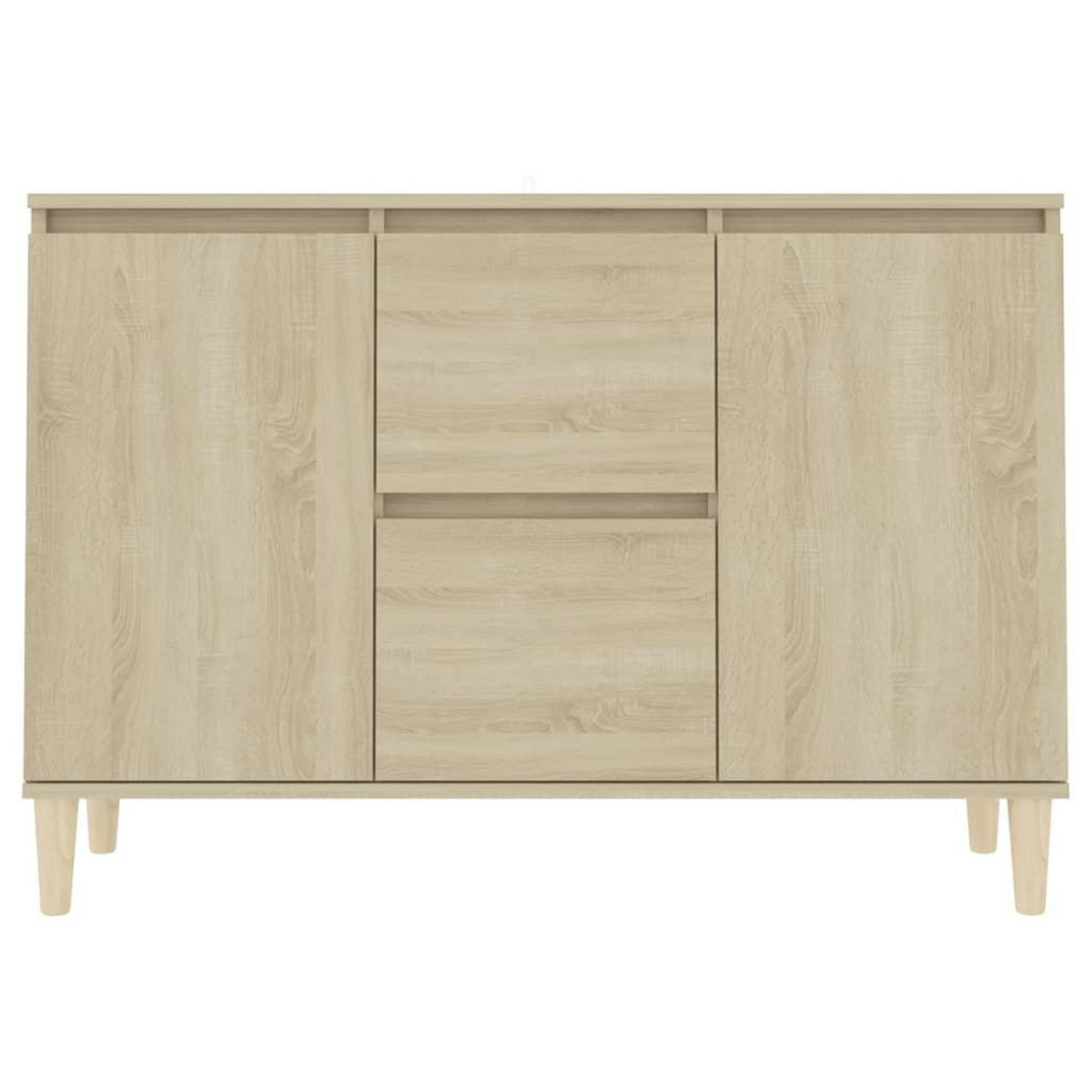 VIDAXL Buffet chene sonoma 101x35x70 cm bois d'ingenierie