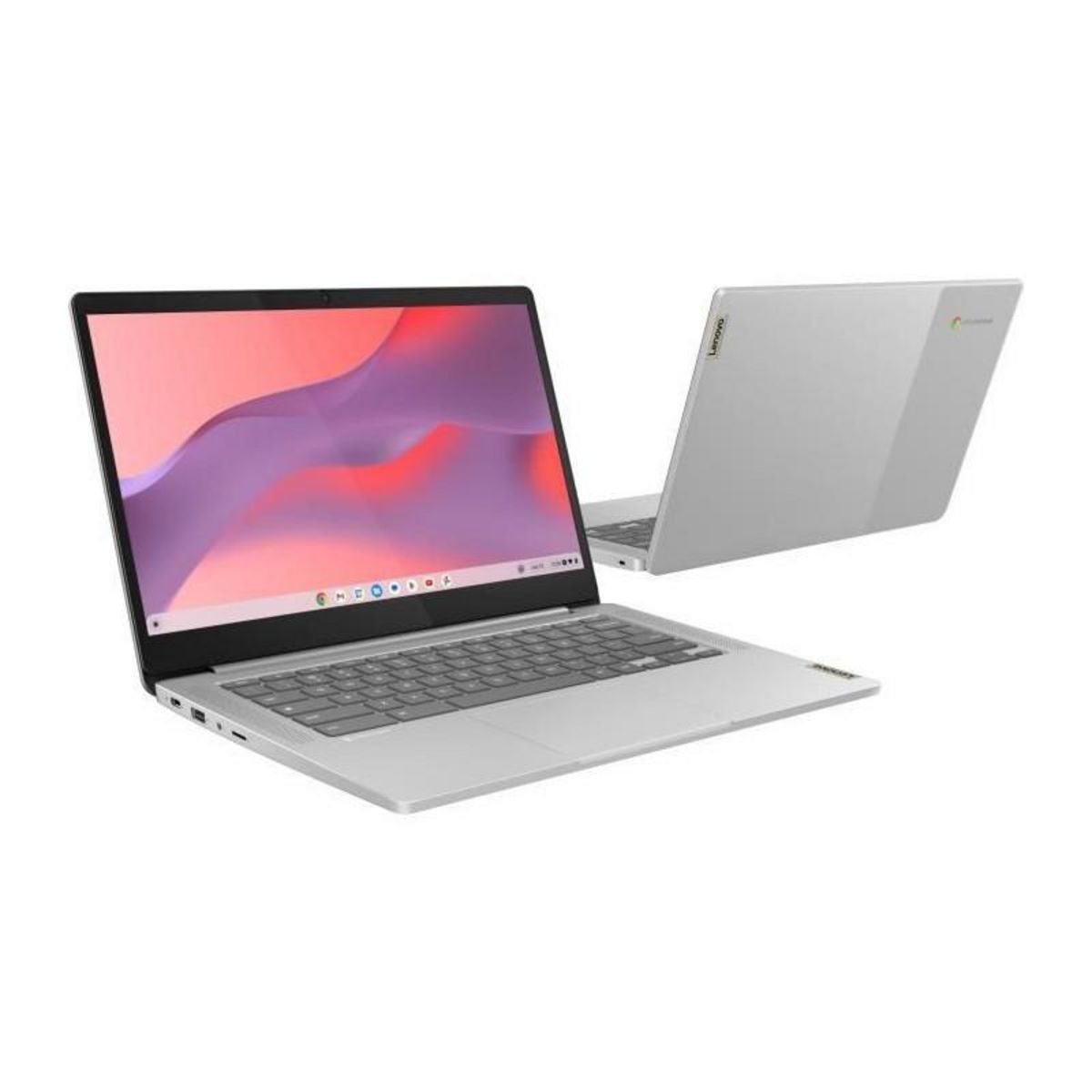 Lenovo Ordinateur Chromebook Lenovo IdeaPad 3 14M868 | 14'' FHD 250N - MT8186 - RAM 8 Go - Stockage 128 Go - Chrome OS - AZERTY